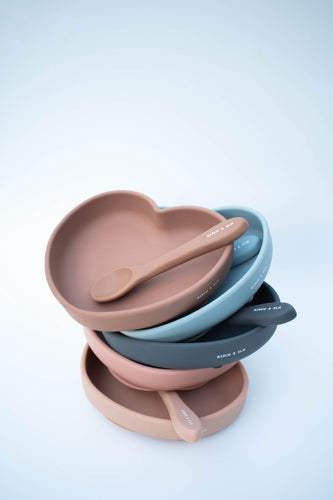 Heart Suction Plate + Spoon