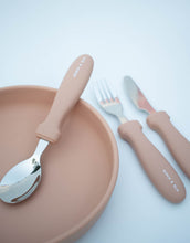 Load image into Gallery viewer, Silicone Suction Plate + Cutlery Set