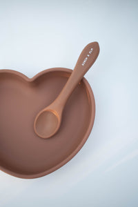 Heart Suction Plate + Spoon