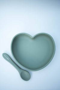 Heart Suction Plate + Spoon