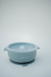 Suction Bowl with Lid + Spoon