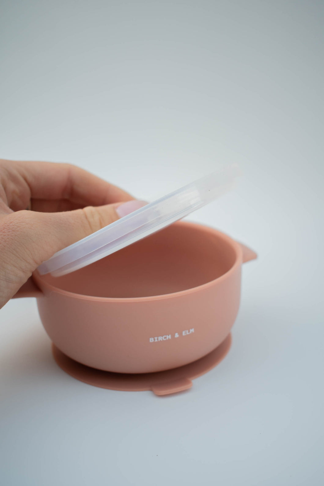 Suction Bowl with Lid + Spoon