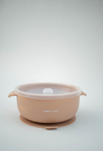 Suction Bowl with Lid + Spoon