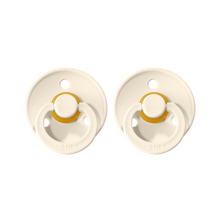 Load image into Gallery viewer, BIBS Dummies - Twin Pack -  Size 1 - Ivory