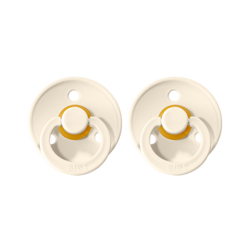 BIBS Dummies - Twin Pack -  Size 1 - Ivory
