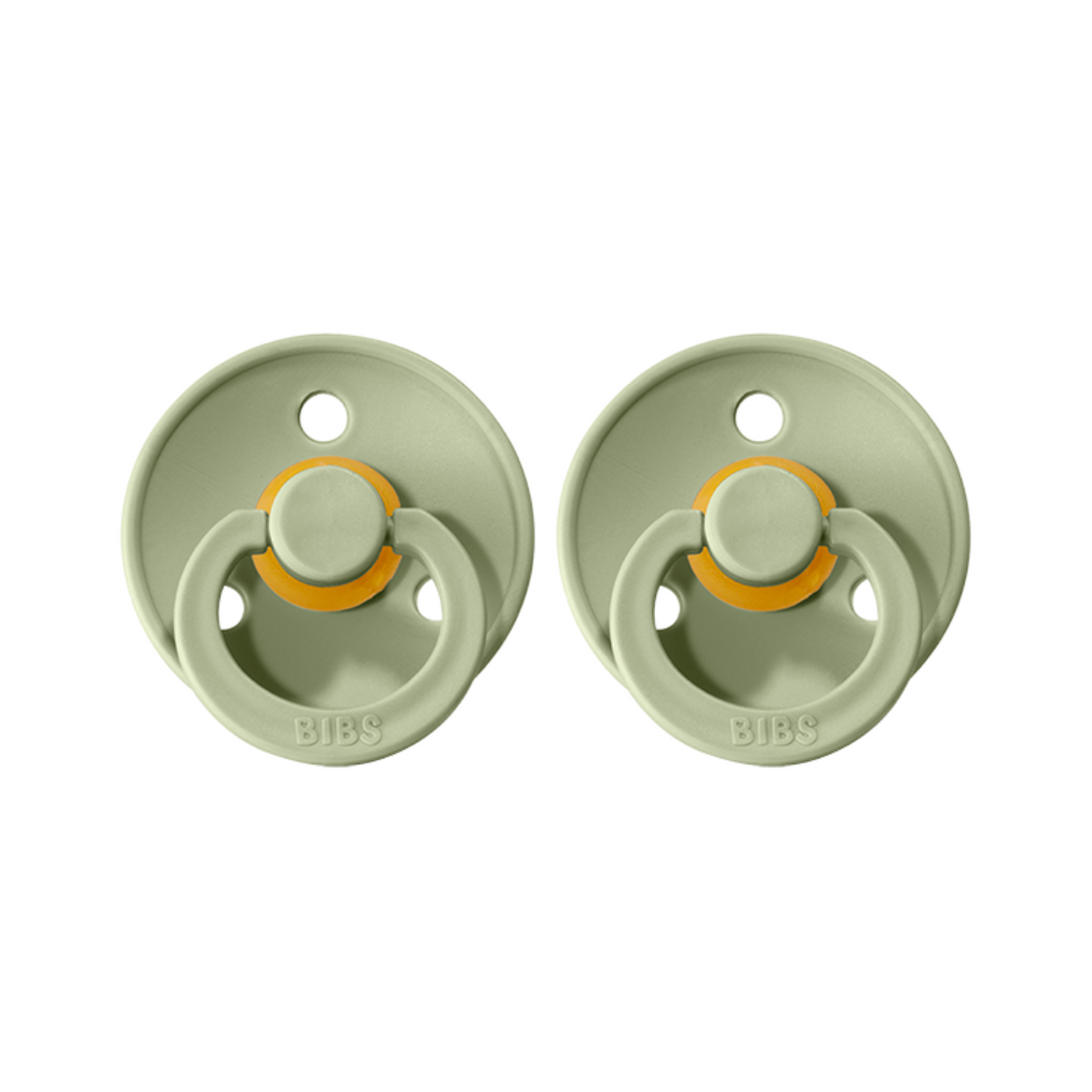 BIBS Dummies - Twin Pack -  Size 1 - Sage