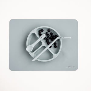 Silicone Suction Plate + Spoon Set
