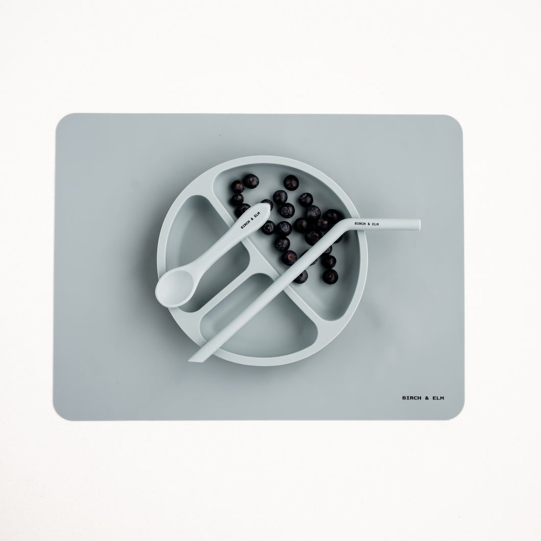 Silicone Suction Plate + Spoon Set