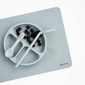 Silicone Suction Plate + Spoon Set