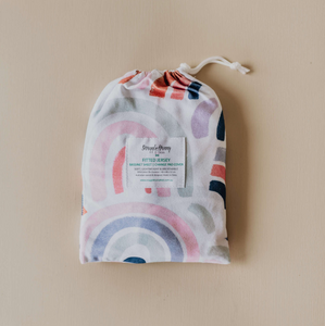 Snuggle Hunny Kids Rainbow Baby Bassinet / Change Pad cover