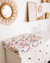 Load image into Gallery viewer, Snuggle Hunny Kids Rainbow Baby Bassinet / Change Pad cover