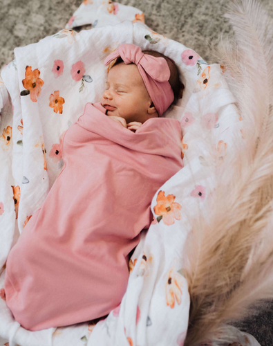 Snuggle Hunny Kids Jewel | Snuggle Swaddle & Topknot Set