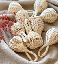 Load image into Gallery viewer, Rattan Musical Rattle