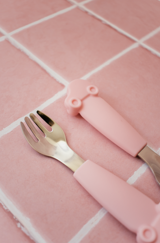 Silicone & Stainless steel Cutlery Set