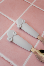 Load image into Gallery viewer, Silicone &amp; Stainless steel Cutlery Set