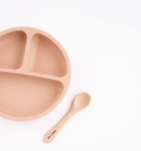 Silicone Suction Plate + Spoon Set