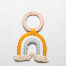 Load image into Gallery viewer, Birch &amp; Elm Rainbow Macrame Teether